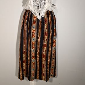 Vintage printed skirt